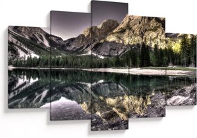 Tablou cu lac montan (150x105 cm)