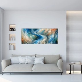 Tablou - Curent abstract (120x50 cm)