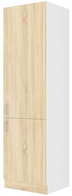 Dulap de bucătărie pentru alimente Sylrona 60 DK 210 2F (alb + stejar sonoma). 1032965