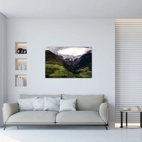 Tablou - Valea la poalele munților (90x60 cm)