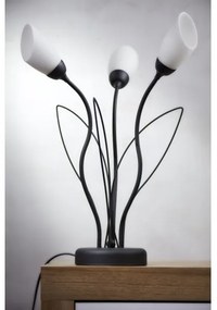 Lampă de masă GLORIOSA Jupiter 2065 - 3xG9/14W/230V neagră