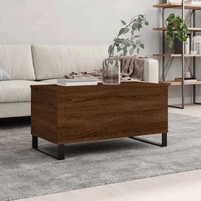 vidaXL Măsuță de cafea, stejar maro, 90x44,5x45 cm, lemn compozit
