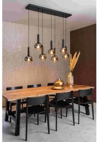 Lustră pe cablu Lucide 45402/07/30 MARIUS 7xE27/40W/230V negru