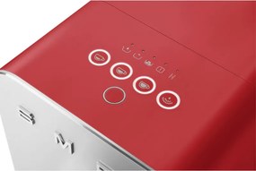 Espressor automat SMEG Collezione BCC02RDMEU, 1350 W, 19 bar, 1,4 l, 8 functii, Rasnita incorporata, Cafea boabe, Spumare lapte, Rosu