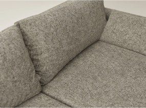 Colțar maro extensibil/cu spațiu de depozitare cu tapițerie din chenille (cu colț pe partea stângă/cu șezlong) Leon – Maison de Rêve