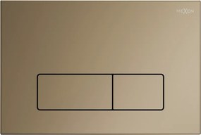 Mexen Fenix 13 buton de spălare Slim, auriu șampanie - 601304