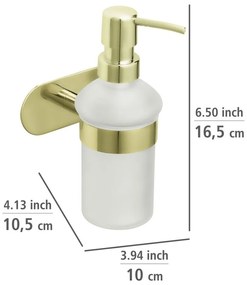 Dozator de săpun lichid auriu autoadeziv din oțel inoxidabil 0.2 l Orea Gold – Wenko