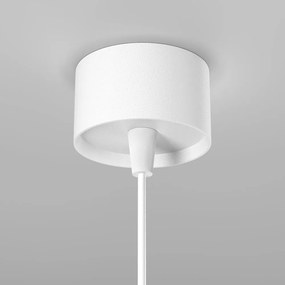 Pendul LED iluminat design tehnic FOCUS D-5,2cm alb