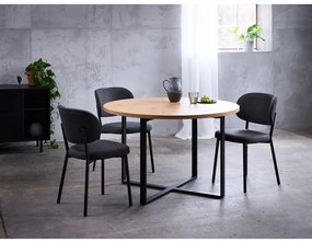Scaun de dining gri închis Fowler – Unique Furniture