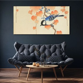 Tablou canvas ramuri frunze animale pasăre