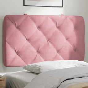 374707 vidaXL Pernă tăblie de pat, roz, 80 cm, catifea
