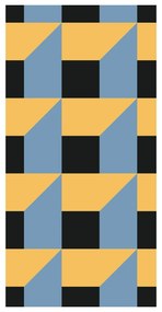 Tapet - Abstracție geometrică colorată I.