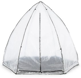 GREENSHELTER M, seră, 240x200 cm, tije din oțel Ø25 mm, folie din pvc