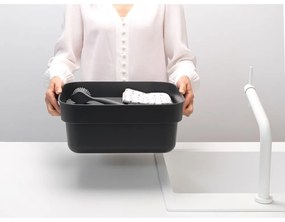 Vas pentru chiuvetă cu tavă de scurgere gri închis din plastic SinkSide – Brabantia