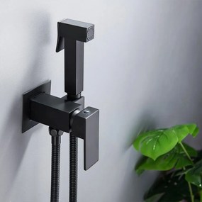 Dus Igienic pentru Bideu Rea Fenix Black
