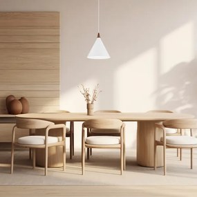 Lustră pe cablu Argon 8631 KEGEL 1xE27/15W/230V alb