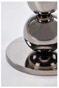 Măsuță de cafea Beady, argint / negru
