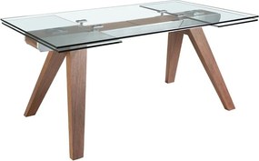 Masa extensibila deosebita design LUX Glass 180-270cm