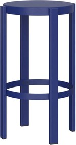 Scaun de bar albastru din oțel (înălțime șezut 65 cm) Doon – noo.ma