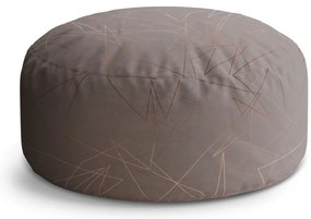 Taburet Circle abstracție triunghiulară, gri