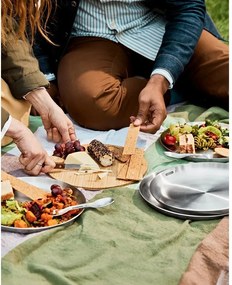 Set de furculițe argintiu din oțel inoxidabil 4 buc. Spork – Black + Blum