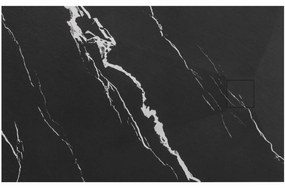 Cadita de dus Magnum Carrara neagra 80x100