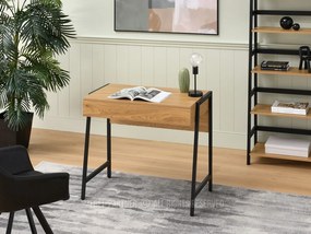 Masă PC Norway (stejar + negru). 1109805