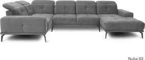Colțar lemn masiv Formă U Nevada 350x201cm Personalizabil