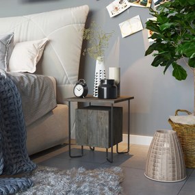 Noptieră Acres Nightstand Dark Coffee
