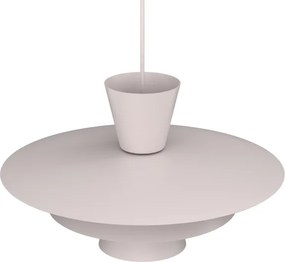 Lustră suspendată pe cablu PLATO, 1xE27/15W/230V, crem