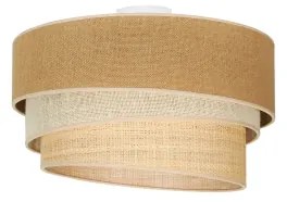 Plafonieră Duolla YUTE TRIO 1xE27/15W/230V d. 45 cm maro/gri/bej