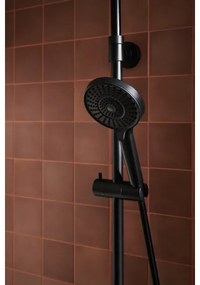 Set de duș cu baterie KFA Armatura 5556-910-81 OTAVA alamă/negru mat