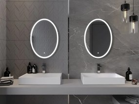 Mexen Elz oglindă de baie iluminată 50 x 70 cm, LED 6000K, anti-aburire - 9802-050-070-611-00