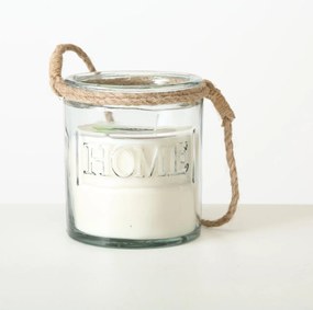 Lumanare din ceara, in recipient de sticla, Country Home
