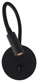 Aplica LED cu spot directionabil design minimalist Jaco neagra NVL-8140322