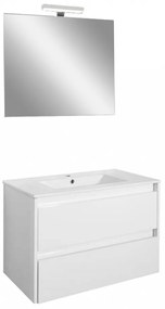 Mobilier complet de baie Porto Prime 80 alb
