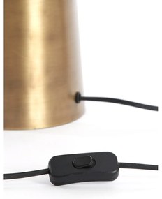 Lampadar în culoarea bronzului cu abajur din metal (înălțime 52 cm) Dita – Light &amp; Living