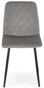 Scaun K525 velvet gri
