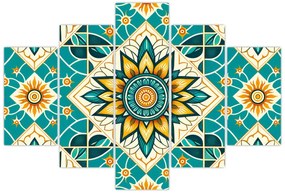 Tablou - Model turcoaz (150x105 cm)