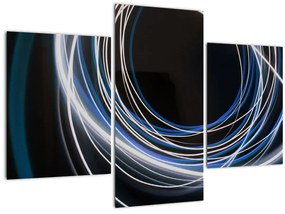Tabloul cu linii albastre (90x60 cm)
