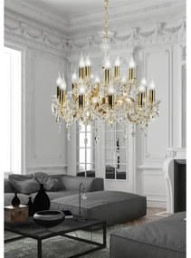 Lustră pe lanț MARIA TERESA 15xE14/40W/230V