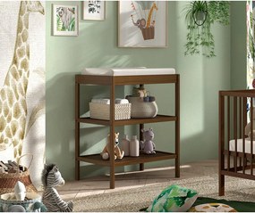 Masă de înfășat maro din lemn de fag Dino – Vipack