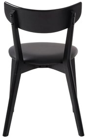 Scaune de dining negre 2 buc. Pero – Unique Furniture