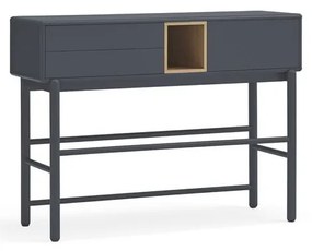 Masă consolă gri închis 35x120 cm Corvo - Teulat