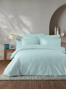 Set lenjerie pat 162ELR4136, verde menta, bumbac/poliester, 200x220 cm