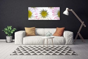 Tablou pe panza canvas Daisy Floral Verde Gri Alb