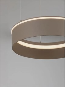Lustra LED design circular OLIVIA bej D-40cm