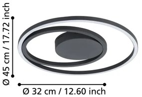 Plafonieră LED RGBW dimabilă Eglo 900728 CALAGRANO-Z LED/21,5W/230V