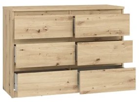 Comodă MAO cu sertare, stejar artisan