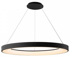 Lustra moderna cerc negru cu led Niseko L